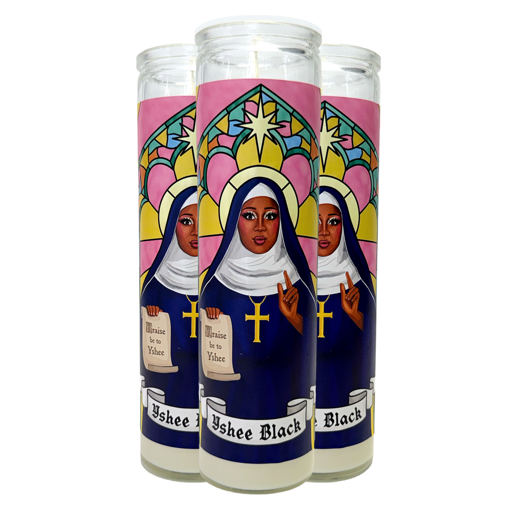 Yshee Black Worship Candle
