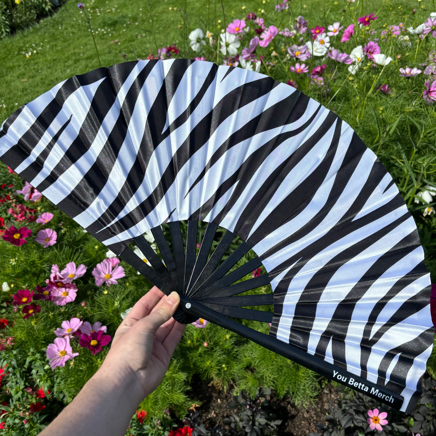 Zebra Print Fan
