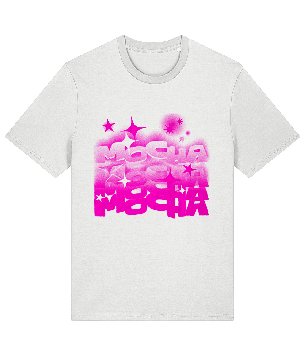 Mocha Pink Graffiti T-shirt