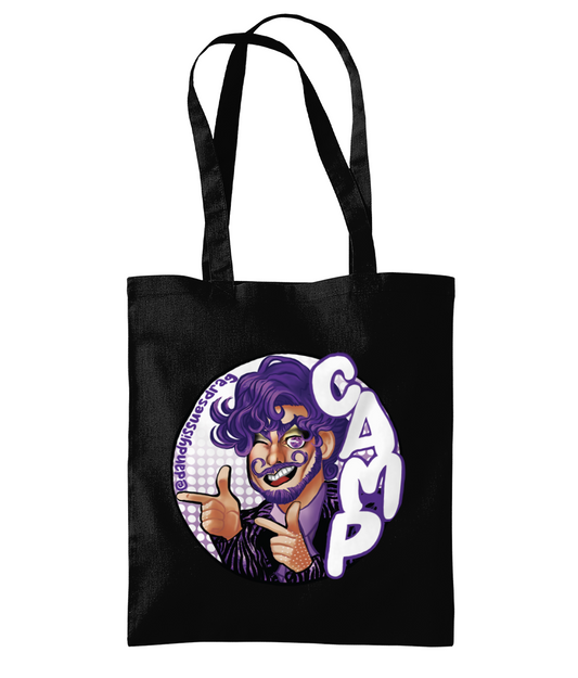 Dandy Issues Purple Camp Tote Bag