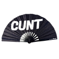 Black Glitter Cunt Fan