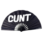 Black Glitter Cunt Fan