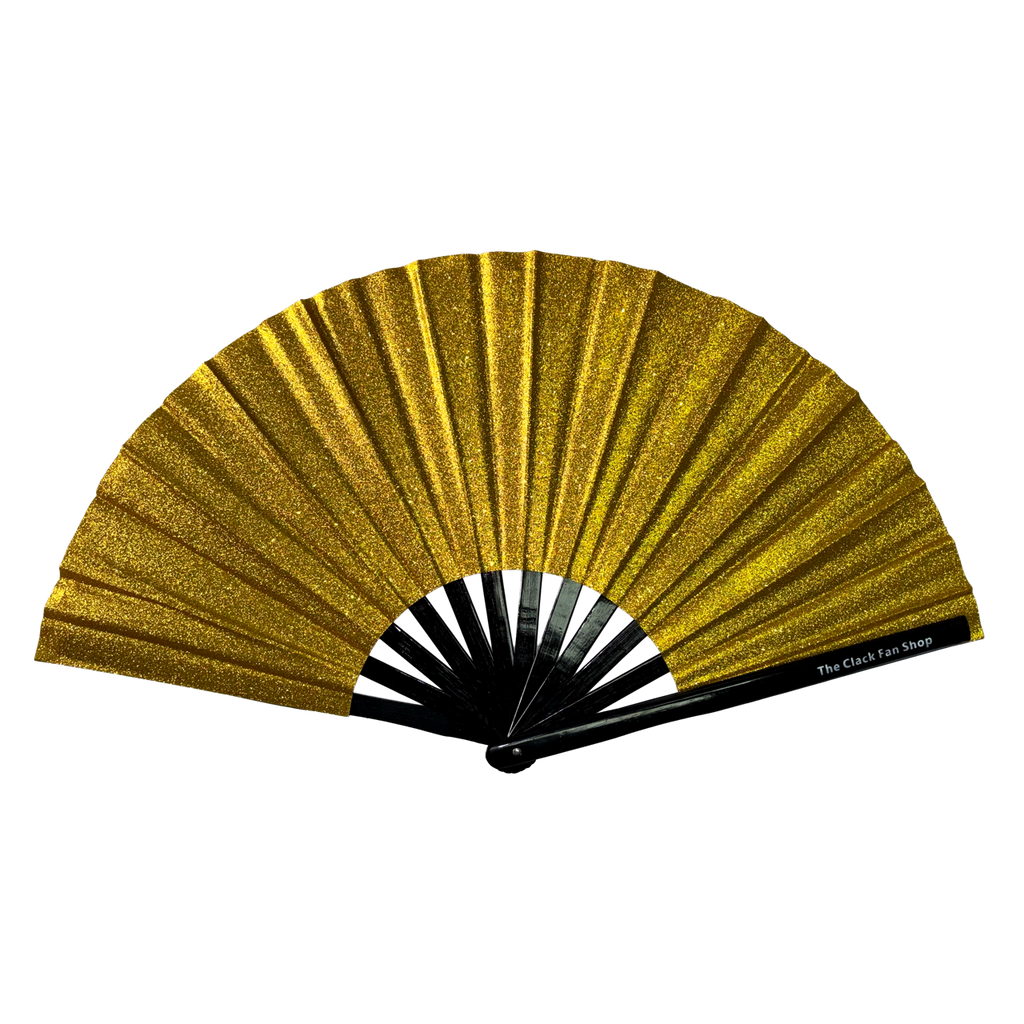 Gold Glitter Fan
