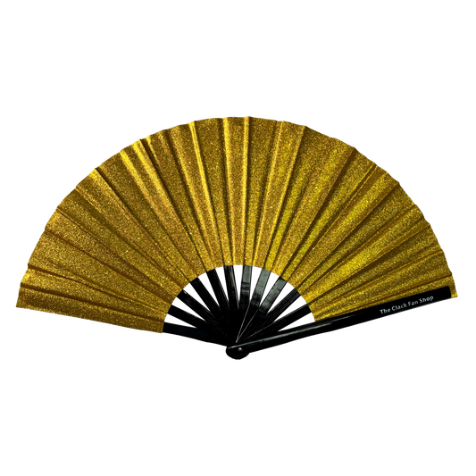Gold Glitter Fan