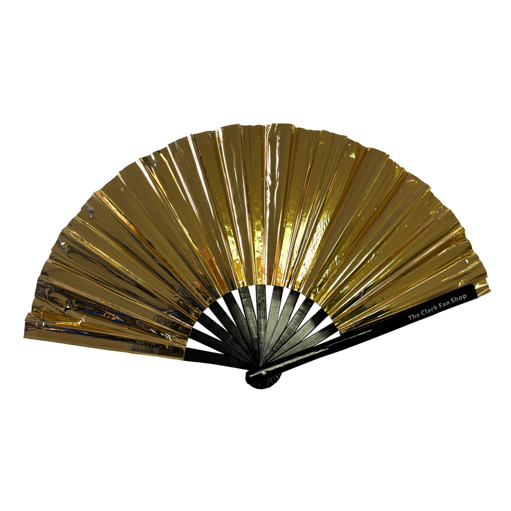 Gold Metallic Fan