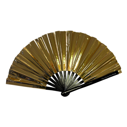 Gold Metallic Fan