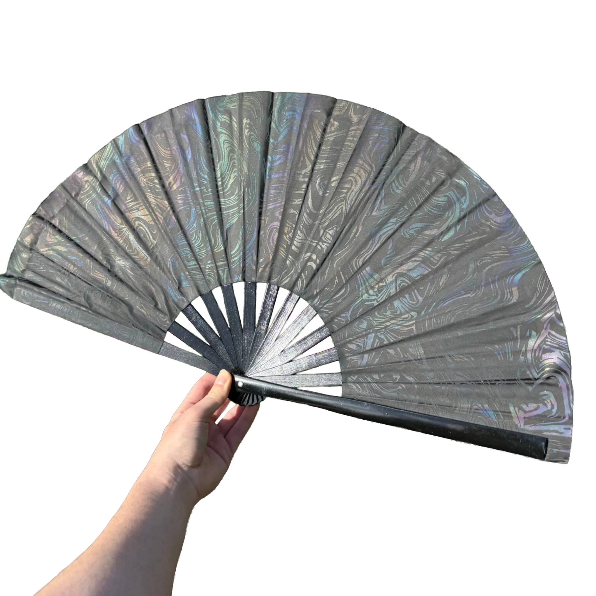 Reflective Swirls Fan