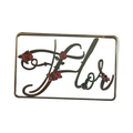 Flor Name Enamel Pin