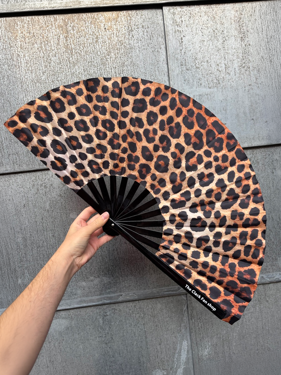 Leopard Print Fan