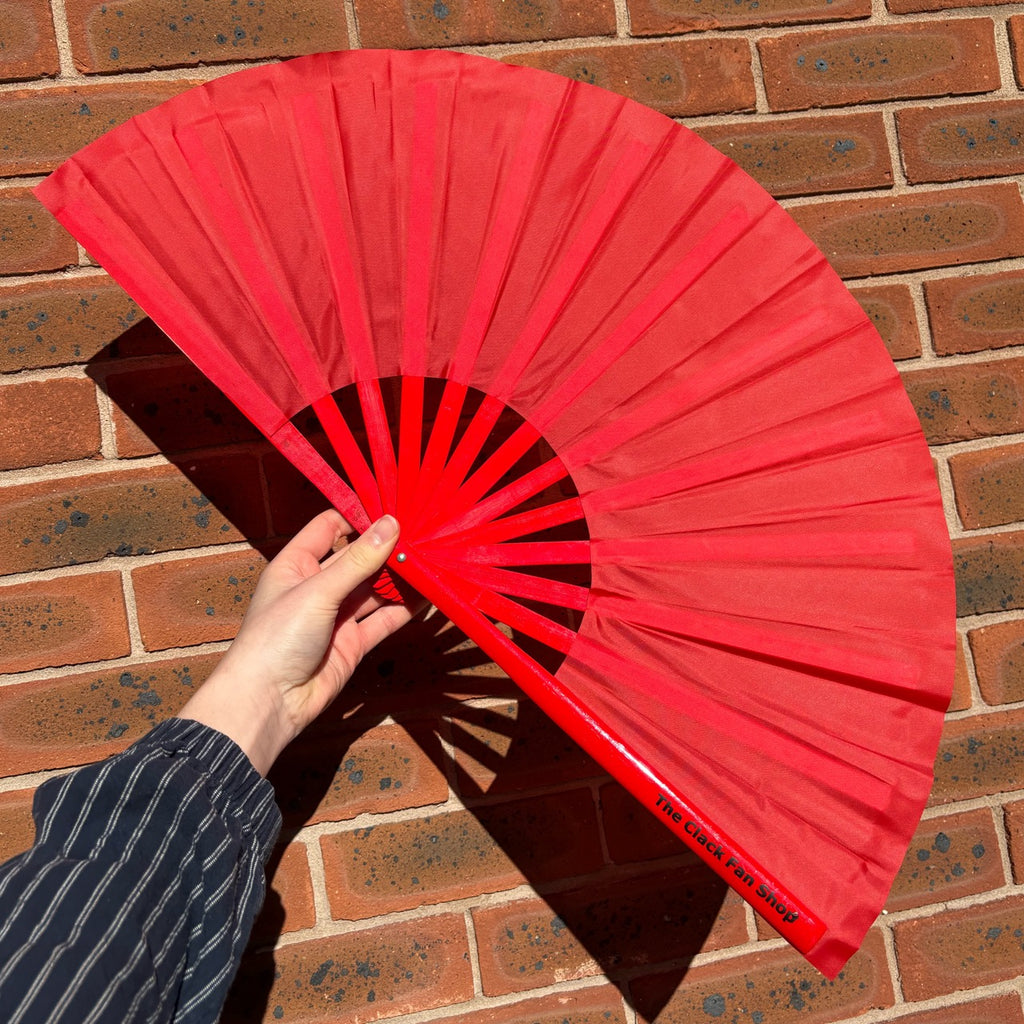 Plain Red Fan