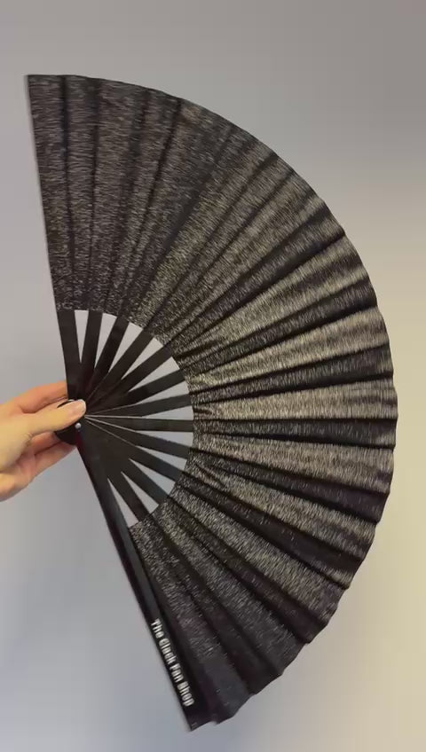 Black Glitter Fan