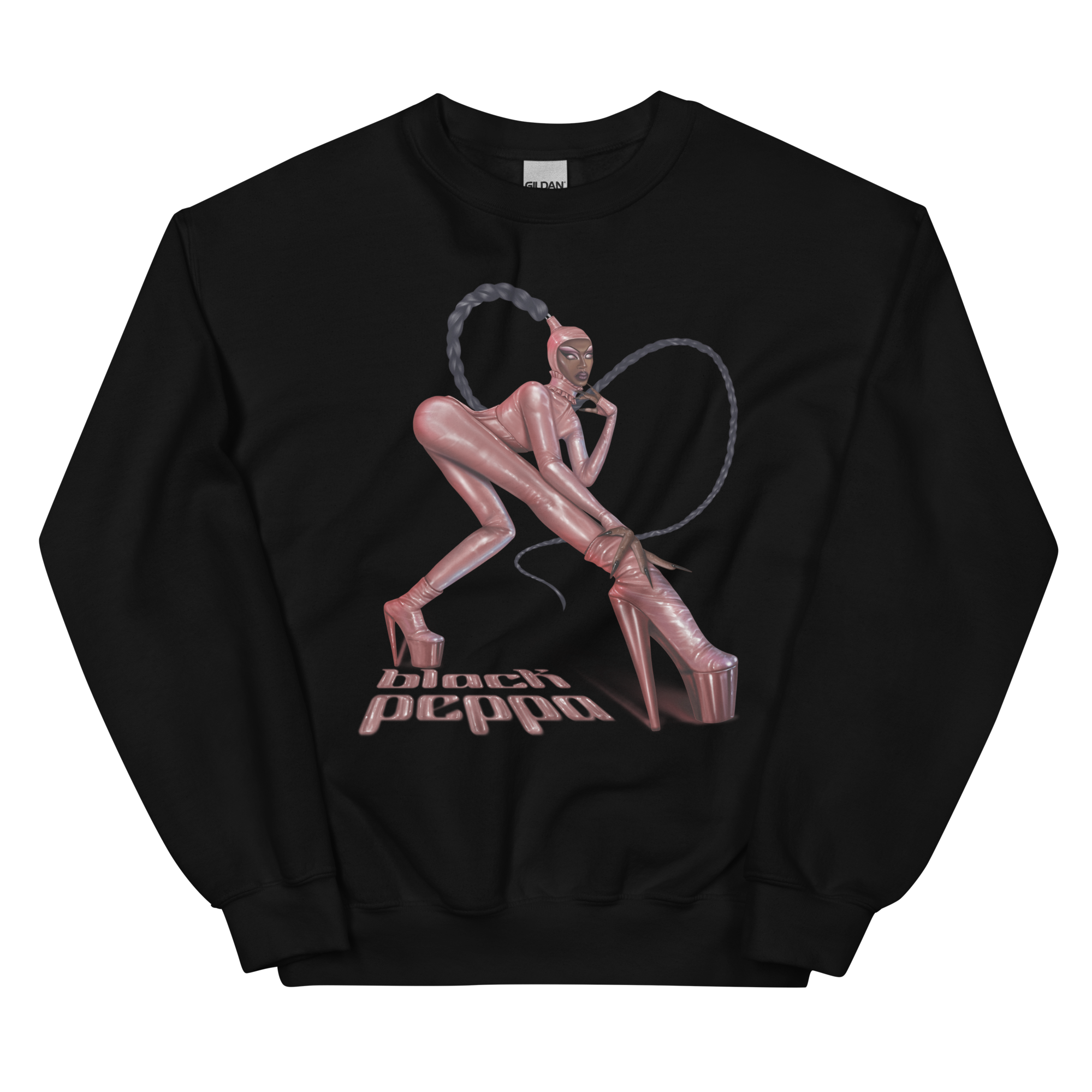 Black Peppa Entrance Look Sweatshirt