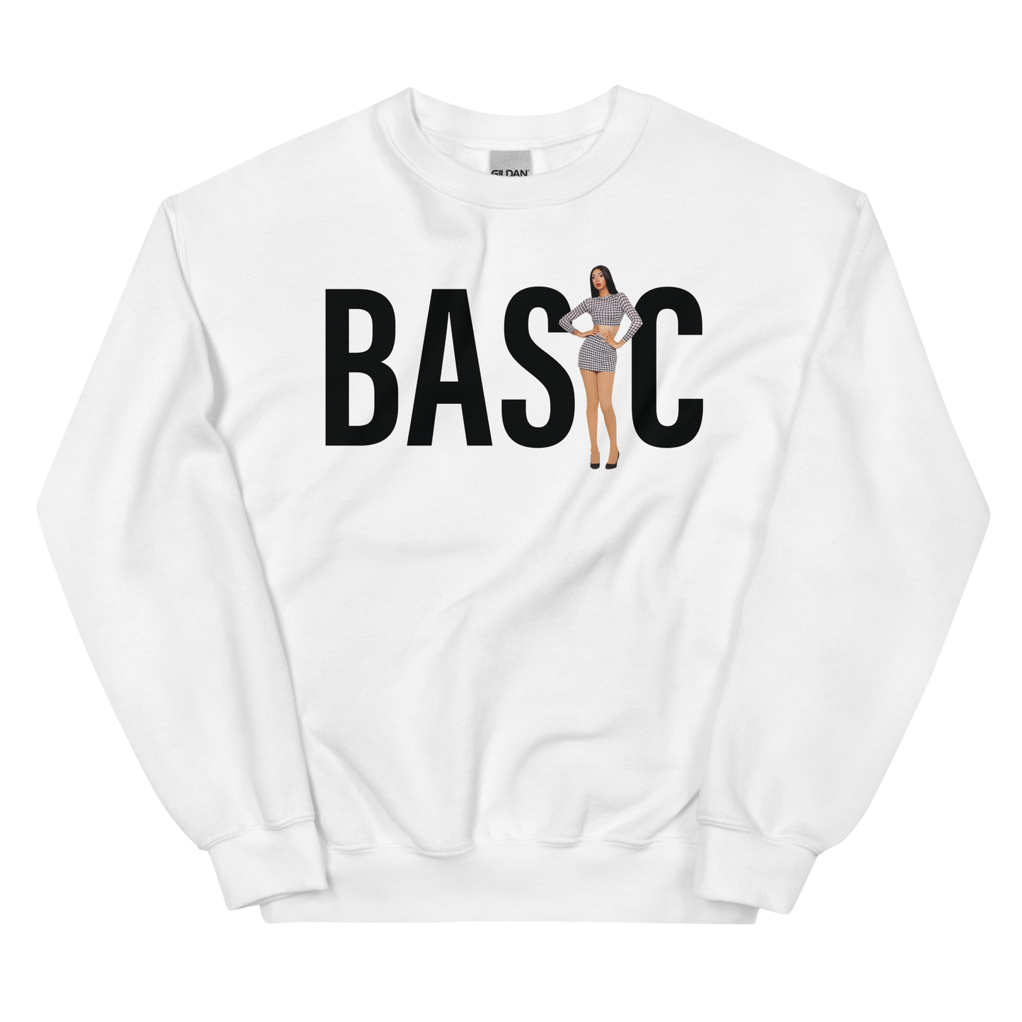 Tia Kofi Basic Sweatshirt White