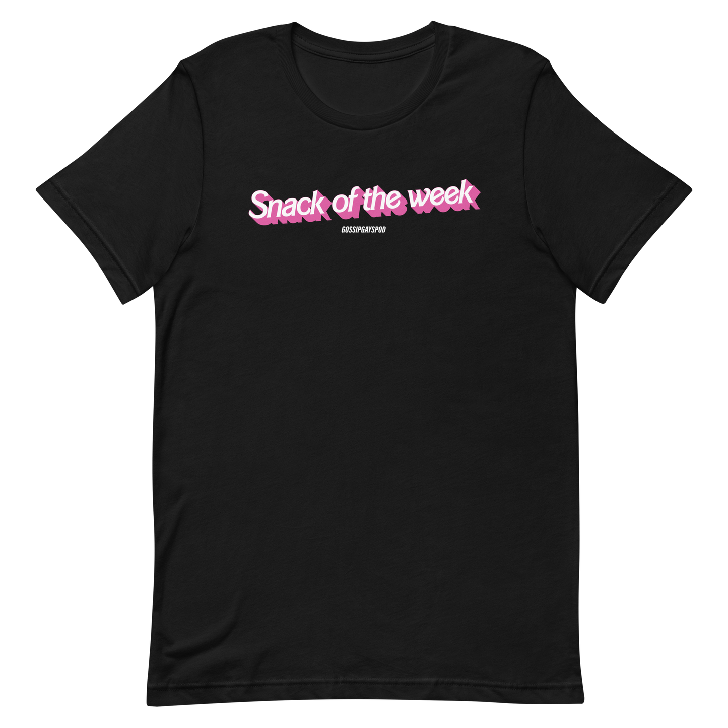 The Gossip Gays Snack of the Week T-shirt Pink