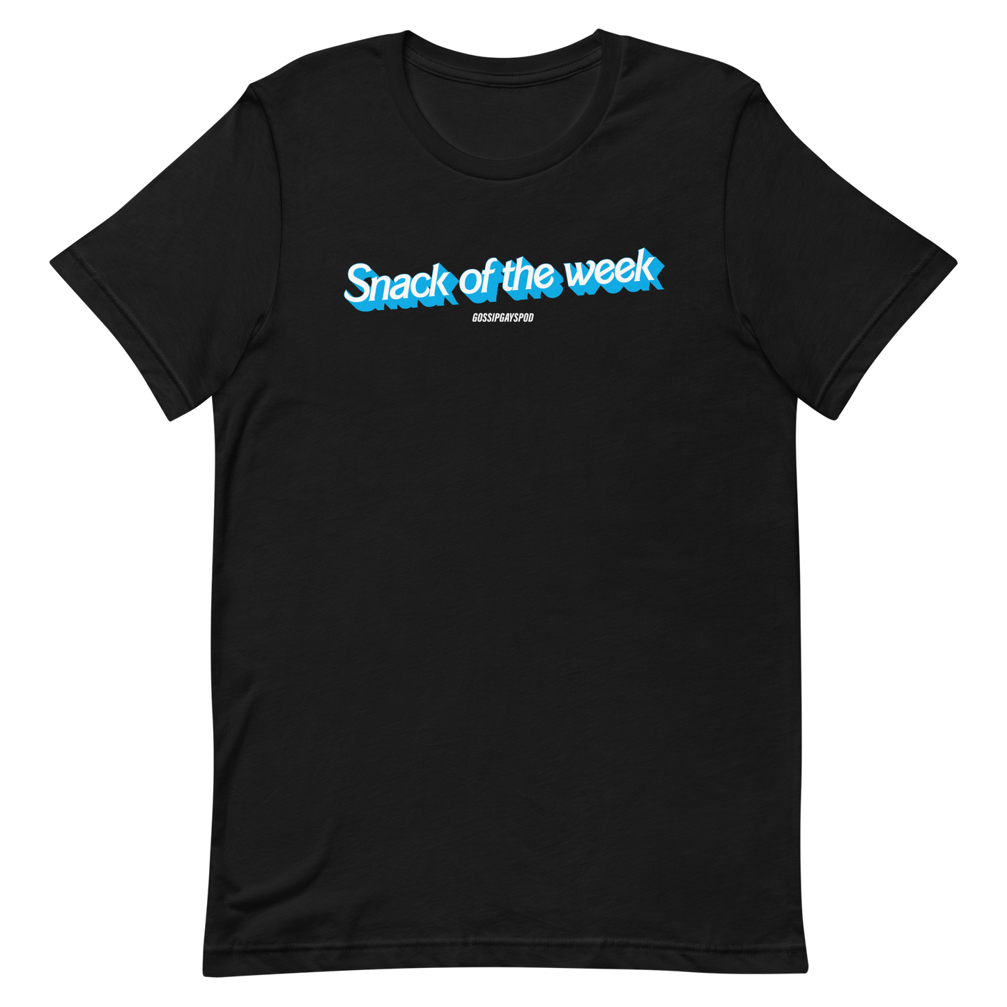 The Gossip Gays Snack of the Week T-shirt Blue
