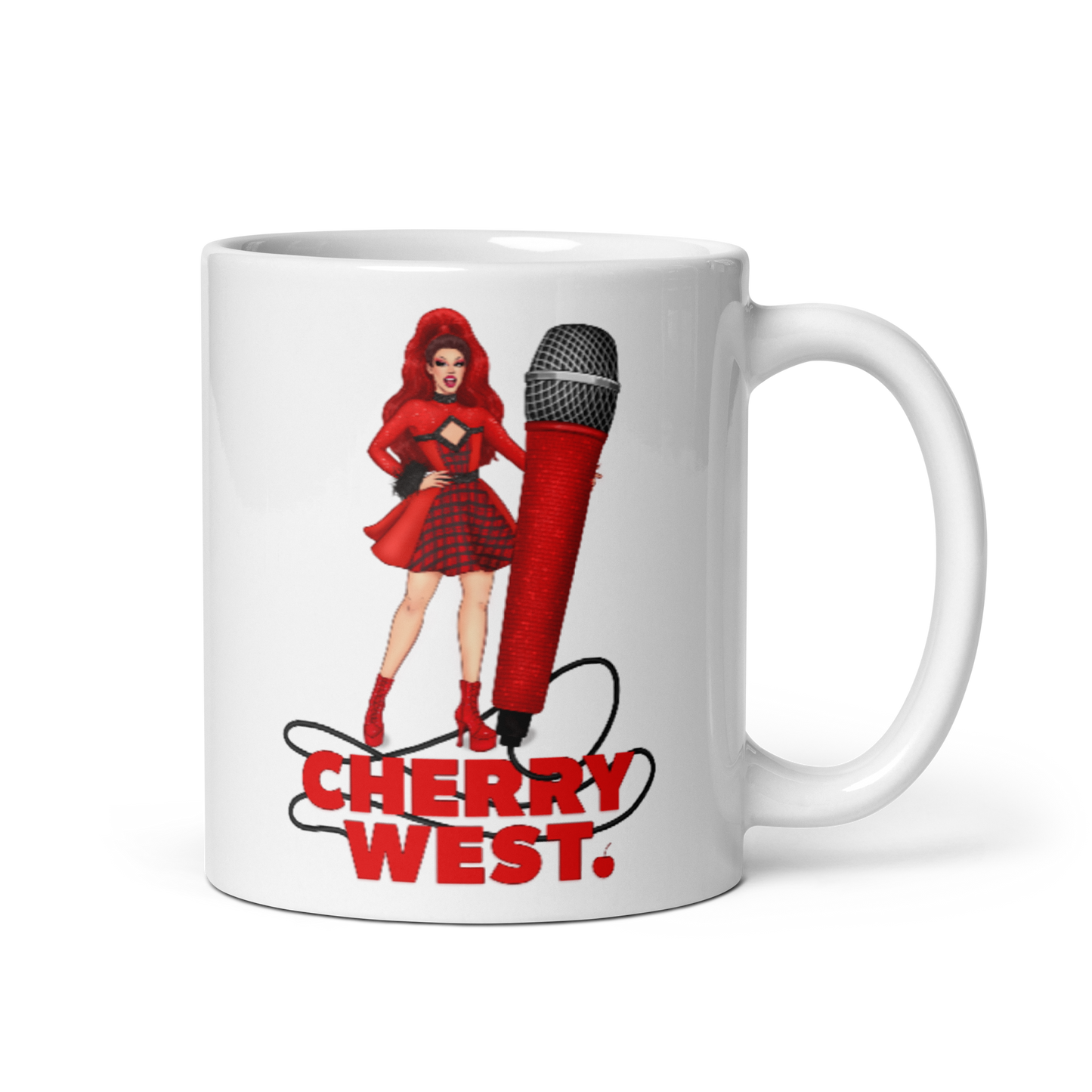 Cherry West Microphone Mug