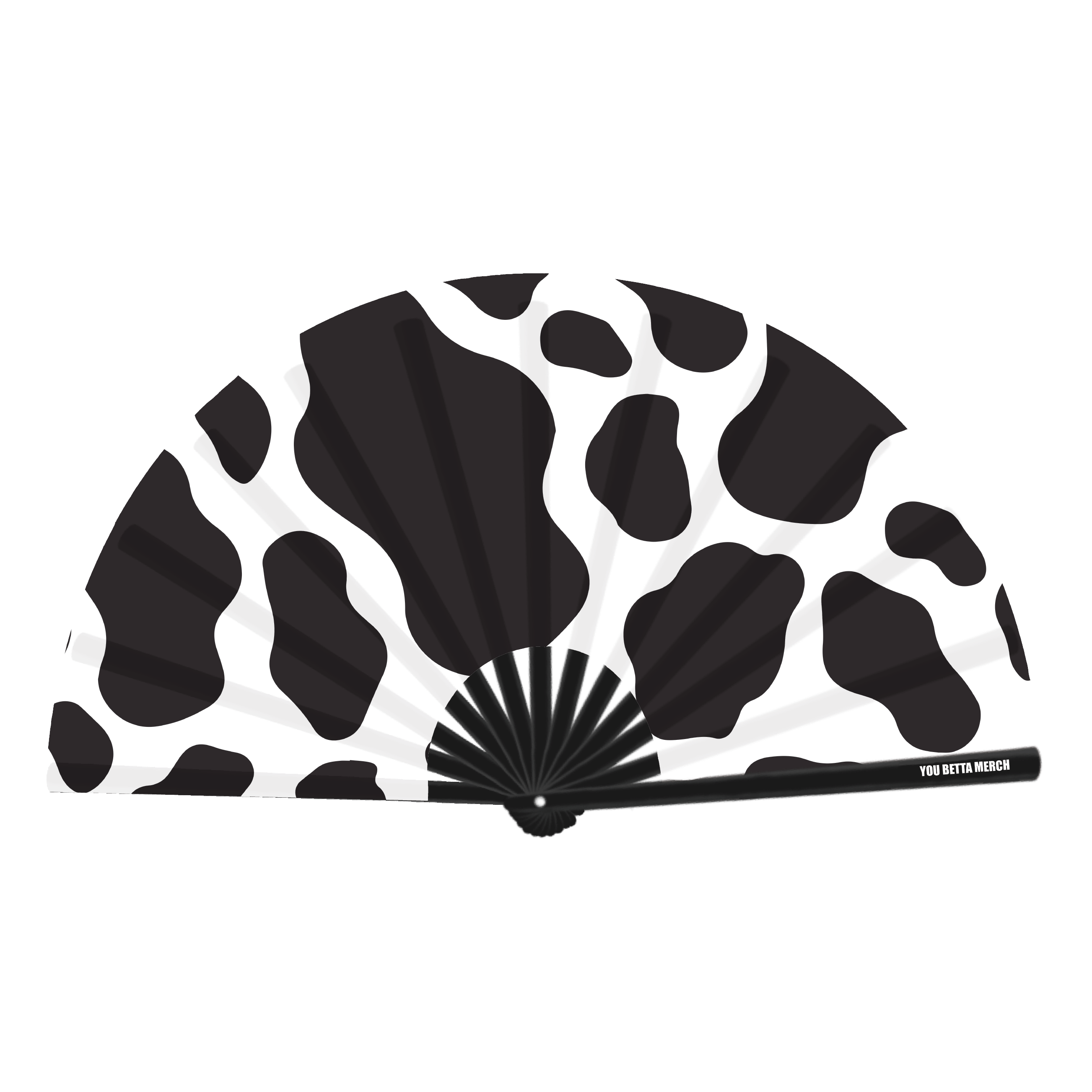 Cow Print Fan